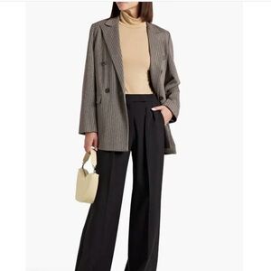 Like New! Rosetta Getty Herringbone Double-Breasted Oversized Blazer Medium